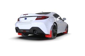 Toyota GR86 Mud Flap - Rally Armor - UR Red Flap/Wht Logo - Red - `22-`25
